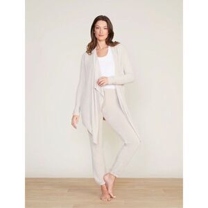 Barefoot Dreams Cream CozyChic Lite Island Wrap Cardigan